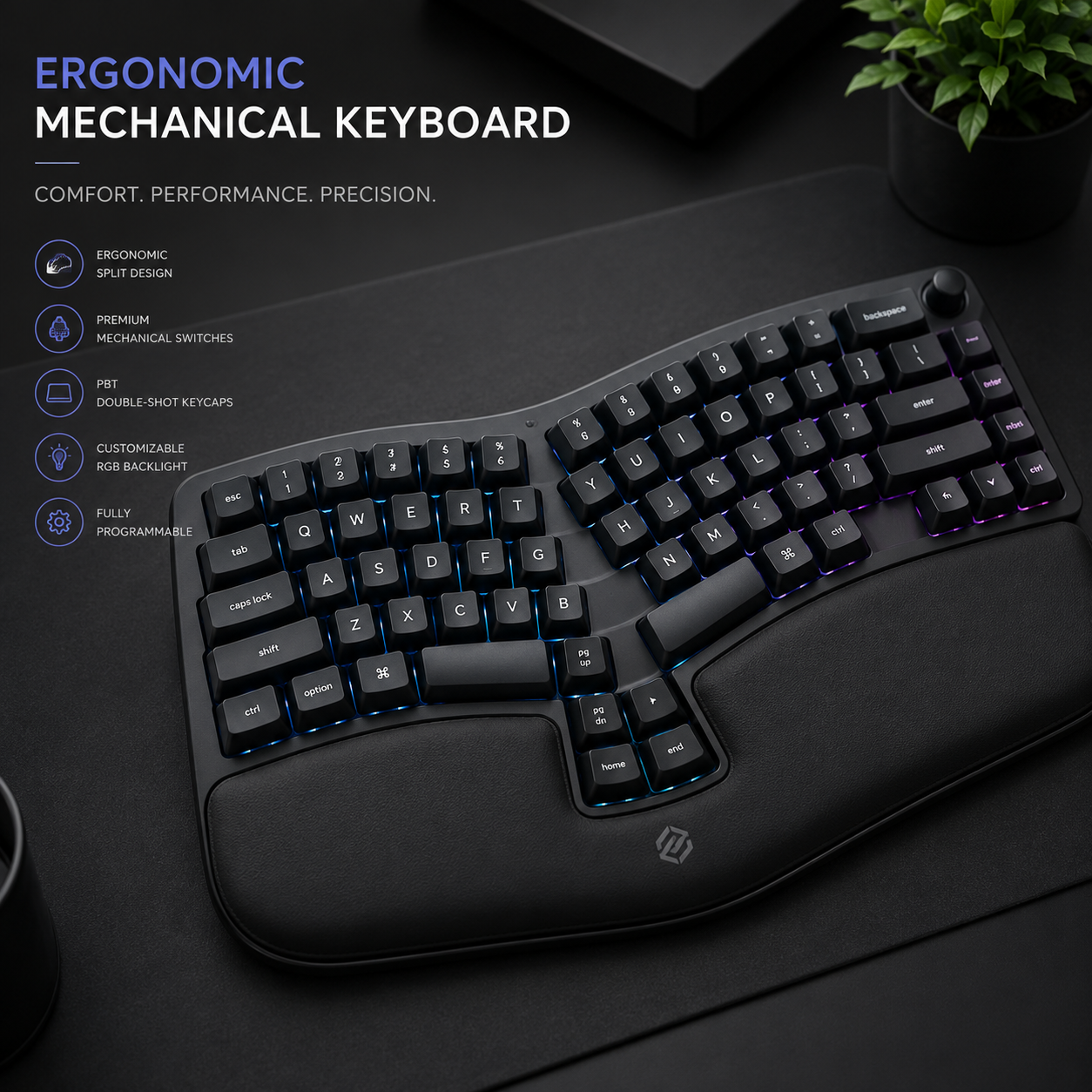 Ergonomic Mechanical Keyboard